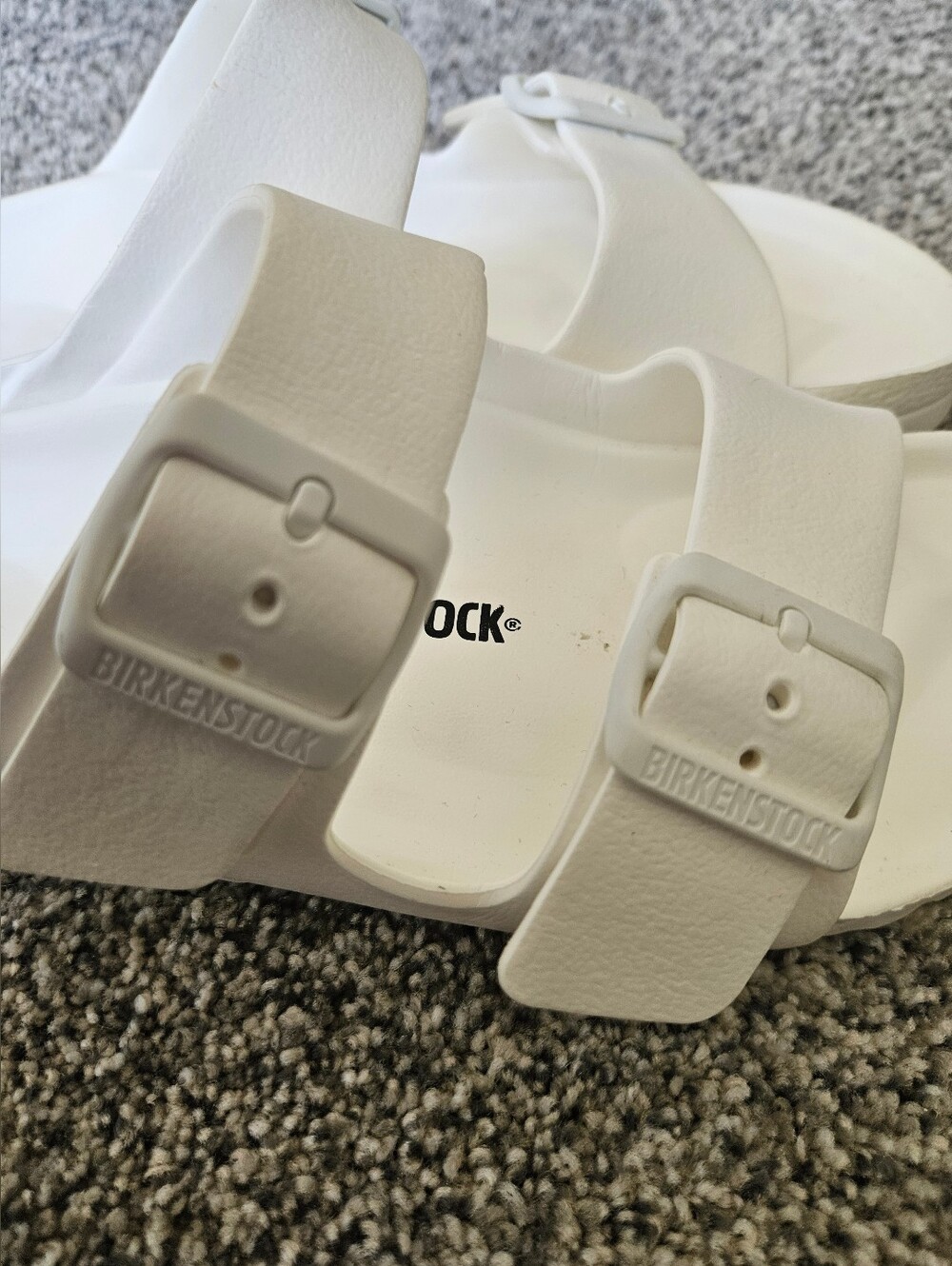 Birkenstock Arizona EVA Slide Sandals in White - Picture 5 of 5